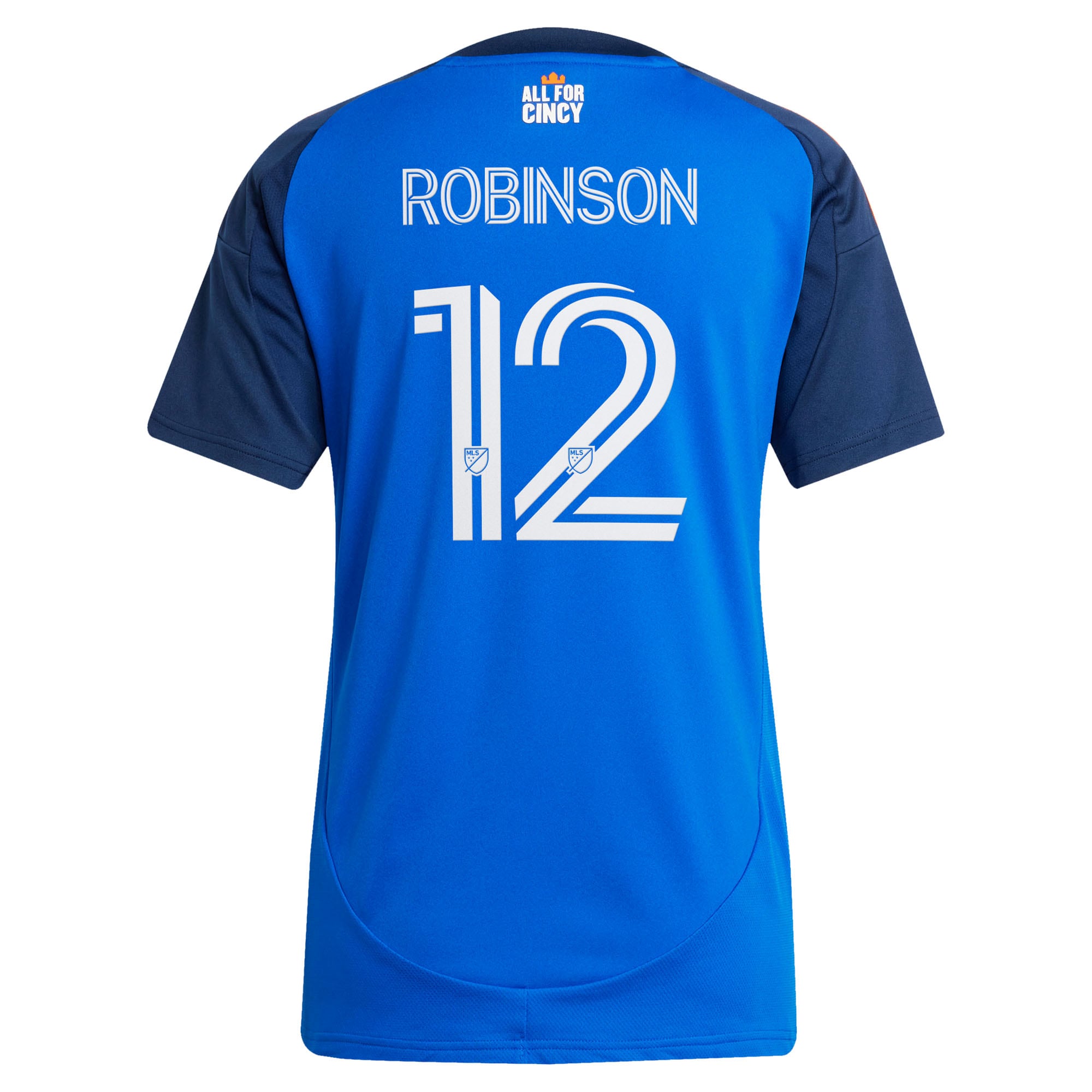 [JED] Miles Robinson FC Cincinnati Women's 2025 Orange and Blue Legacy Kit Replica Player Jersey - Blue