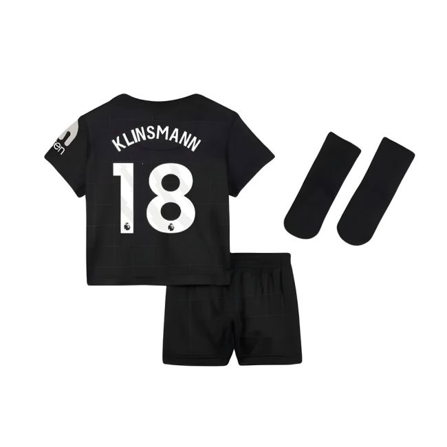 Spurs Tottenham Away Baby Kit Klinsmann #18 Match Quality Committe...