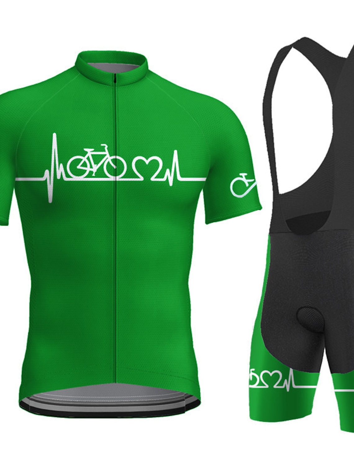 Men's Cycling Jersey with Bib Shorts Short Sleeve Mountain Bike MTB Road Bike Cycling Summer Blue Red Orange Letter & Number Funny Bike 3D Pad Quick Dry Back Pocket Moisture Wicking Breathable Spandex