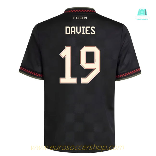 2025-2026 Bayern Munich Third Shirt (Kids) (Davies 19)