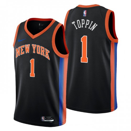 Nike Clippers Black York Knicks #1 Jersey - Game Day Wear