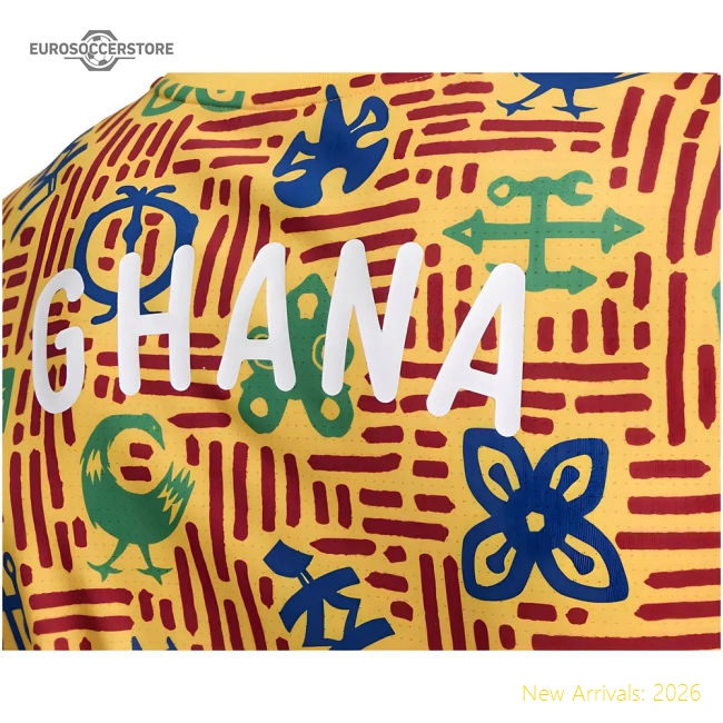 Ghana Prematch 20242025 Regular Top Shirt Sadults Slim