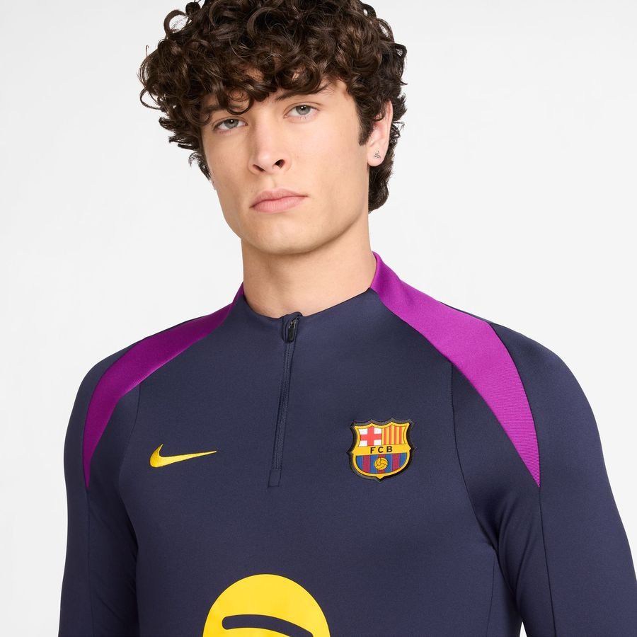 [EFKS] Barcelona Dri FIT Strike Drill Imperial Purple/Midwest Training Gold Jersey
