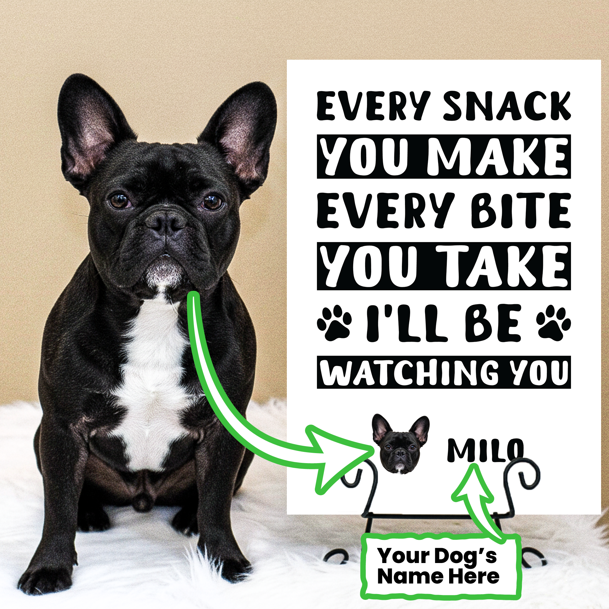 Personalized Vertical Canvas Painting Pet Owner Apparel | Unique Design