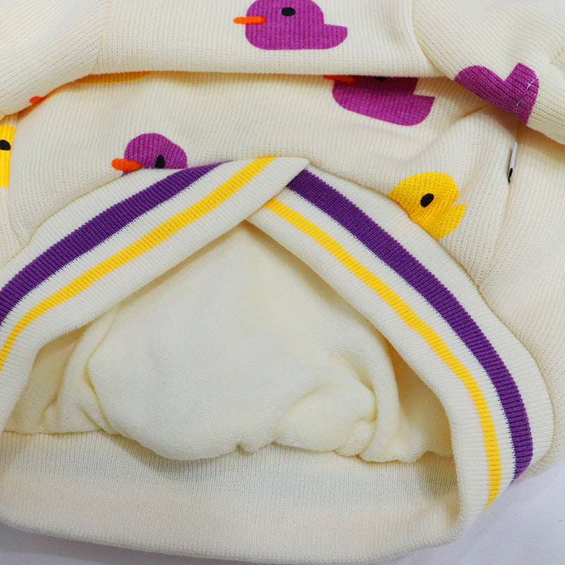 I Love Ducks - Durable French Bulldog Hoodie (wj06) Outdoor Style