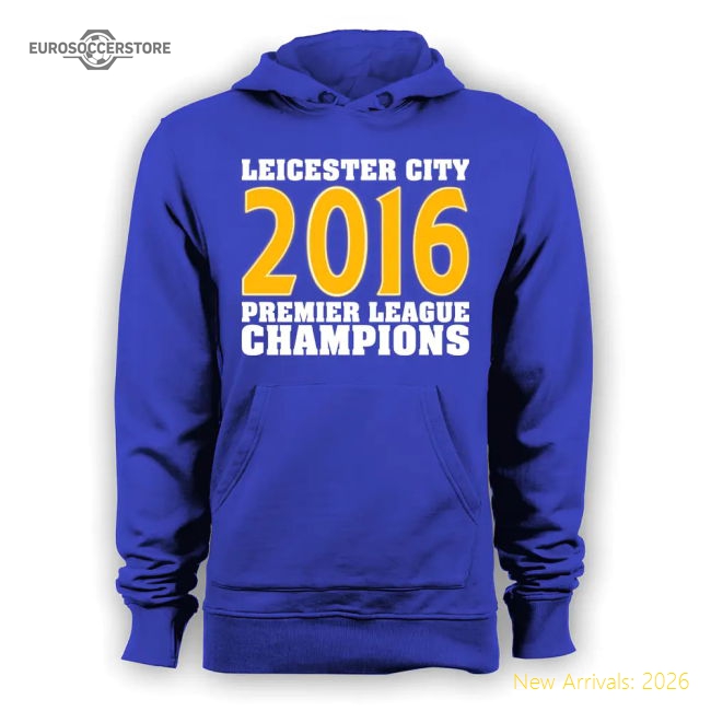 Leicester City 2016 Premier League Champions Hoody (Blue) - Kids
