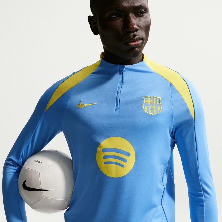 [EFKS] Barcelona Dri FIT Strike Drill University Blue/Opti Training Yellow Jersey