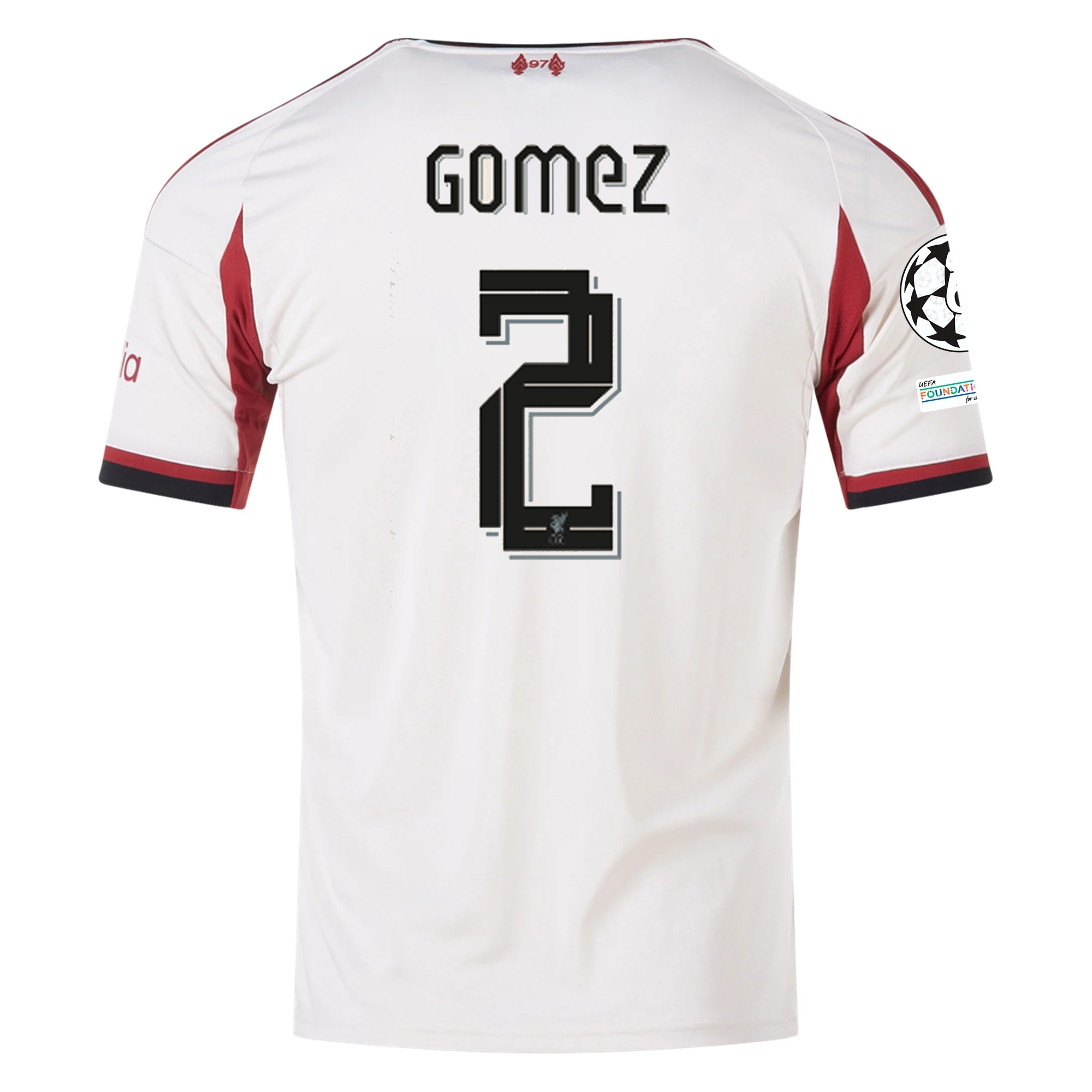 Liverpool Joe Gomez 2025-2026 UCL Away Jersey – Authentic Shirt