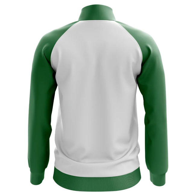Pro-Grade Nigeria Concept Football Track Jacket (White) - Kids