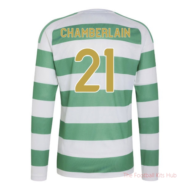 Celtic 2026-2027 Long Sleeve Home Shirt (Chamberlain 21)