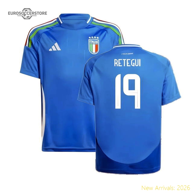 Authentic European Team 2024-2025 Home Short Sleeve Shirt