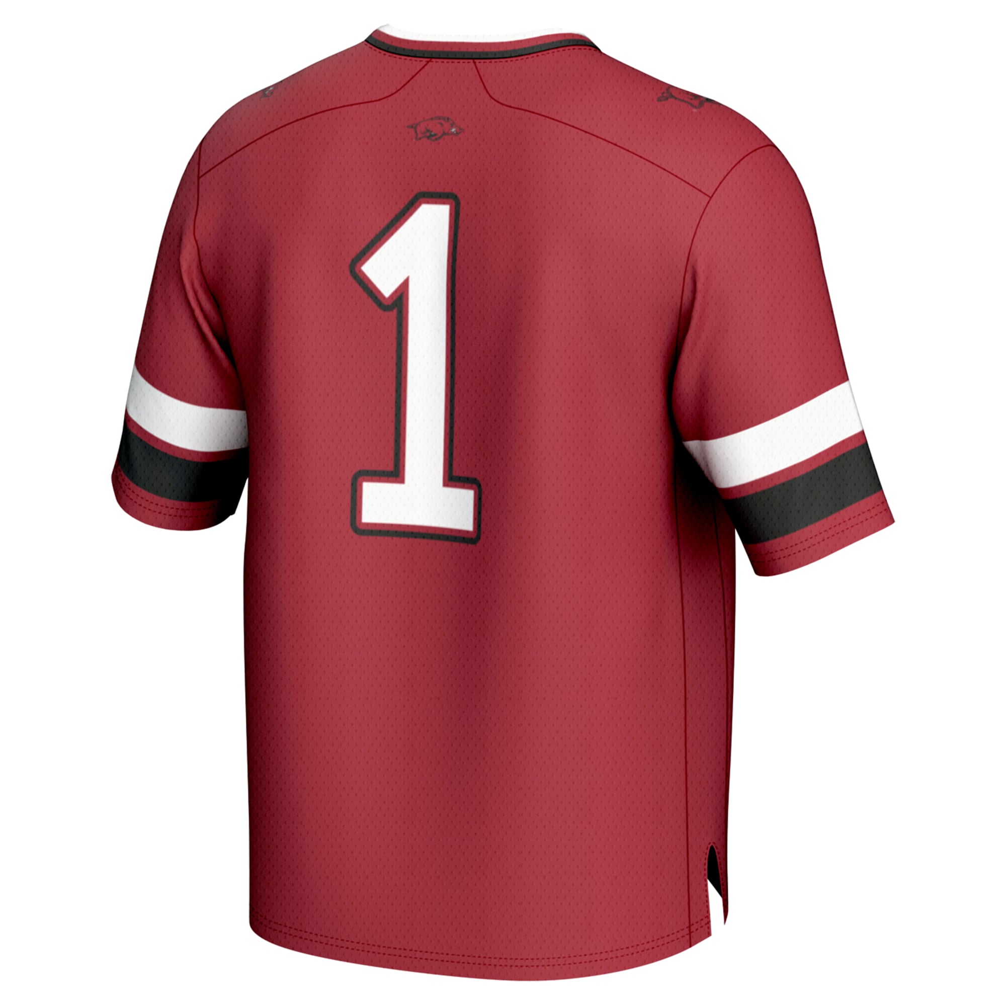 Unisex #1 Cardinal Arkansas Razorbacks Lightweight Collegiate Football Fashion Jersey