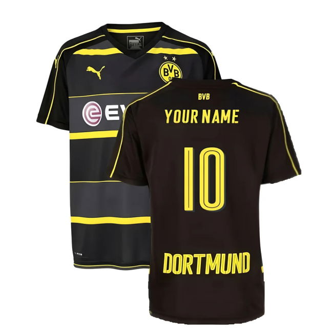 2016-17 Borussia Dortmund Away Shirt ((Mint) (Your Name) (Mint)