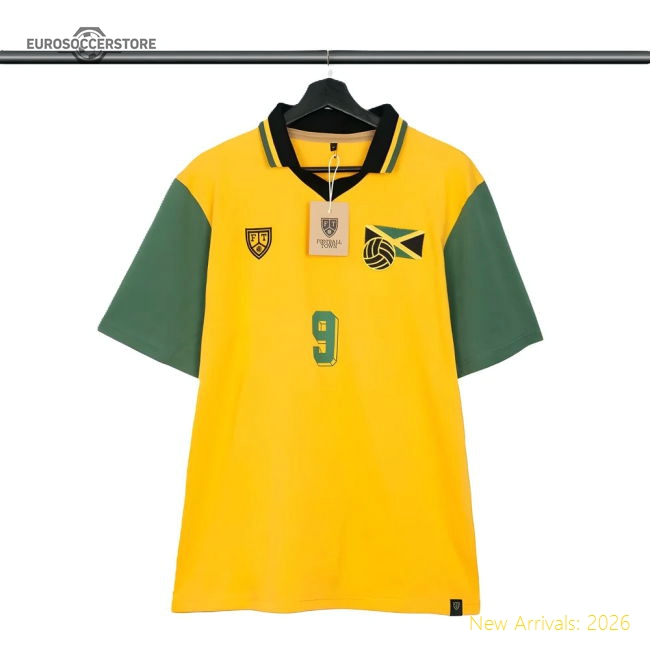 Vintage Caribbean Stars Reggae Boyz No 9 Football Shirt