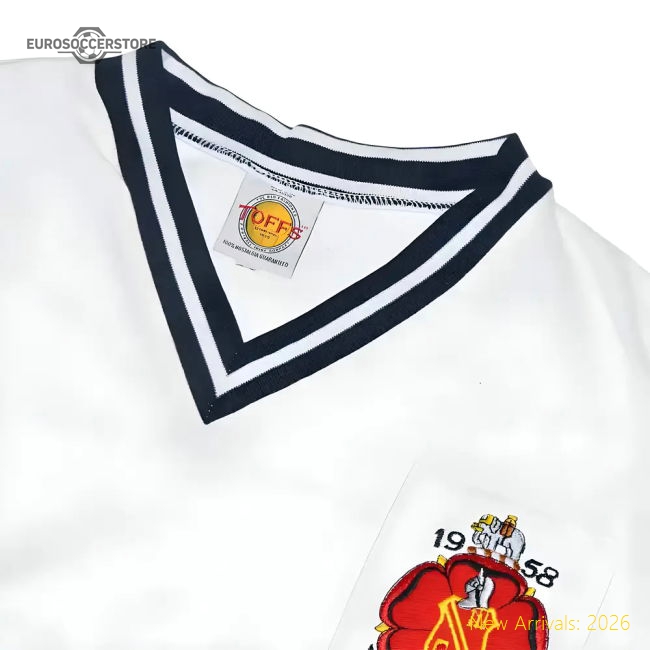 Authentic Bolton 1958 Fa Cup Final Retro Football Shirt - Premium