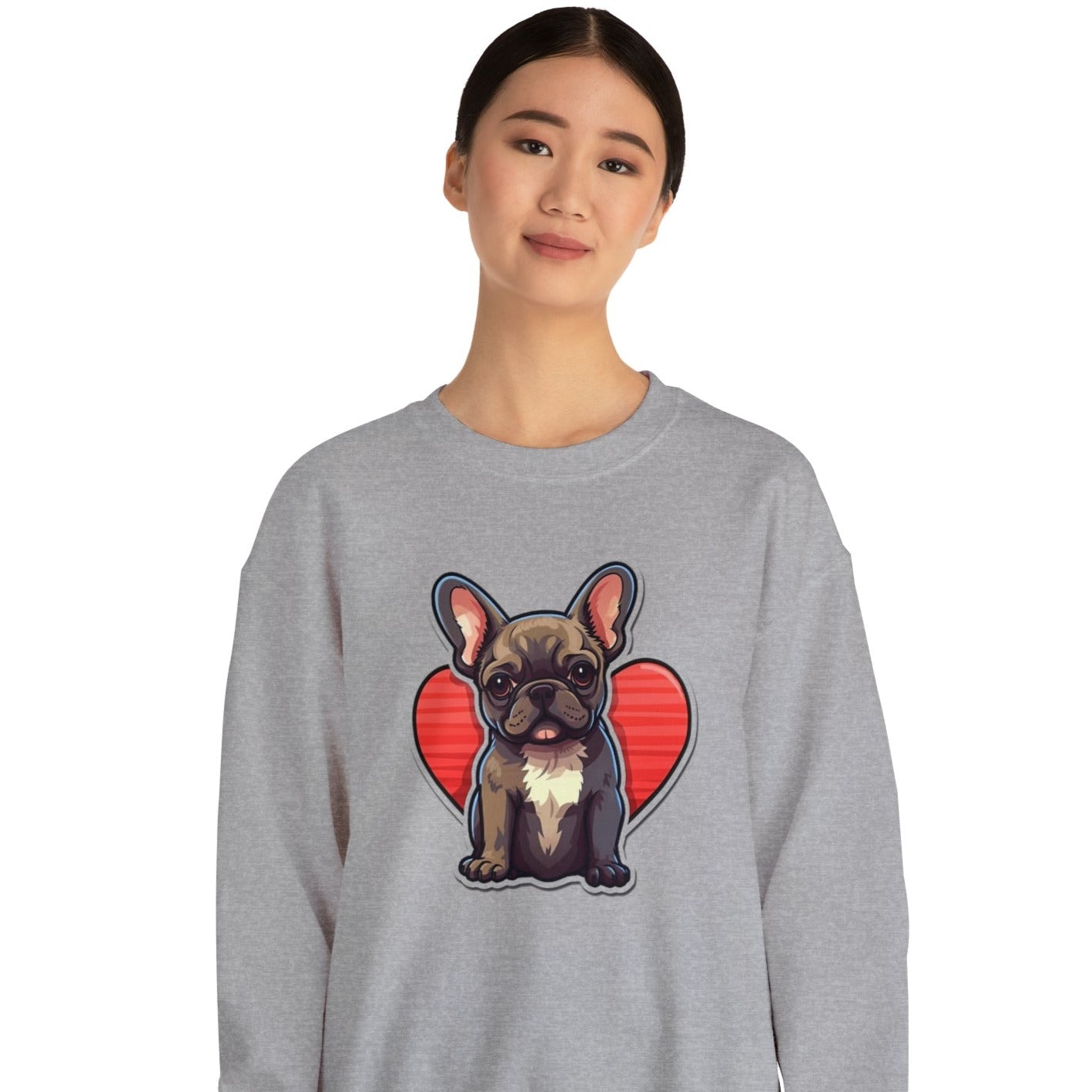 French Bulldog Frenchie Love Unisex Sweatshirt Essential Dog Supply