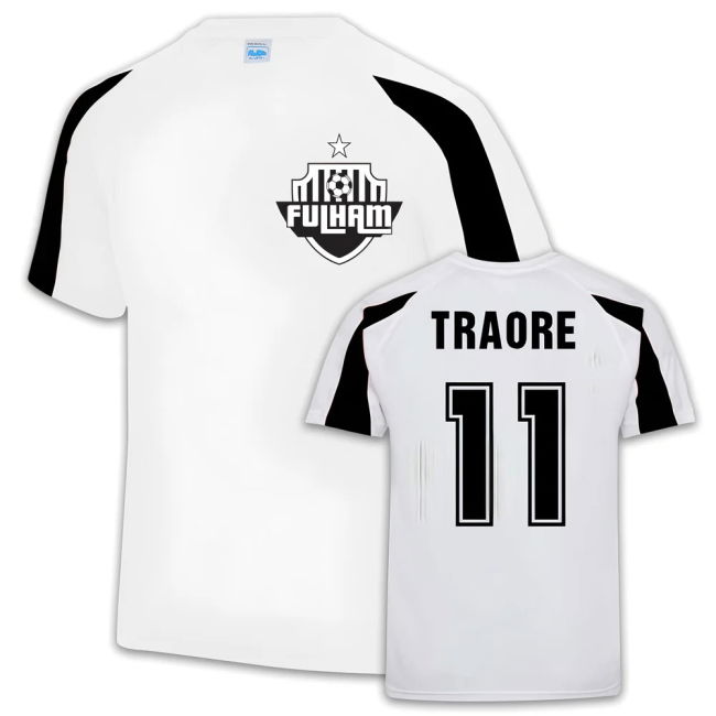 Fulham Fulham Sports Training Jersey Adama Traore #11 Durable Mater...