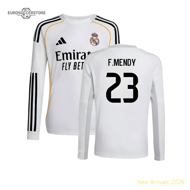 2025-2026 Football Team Kids Soft F.mendy Jersey Climacool