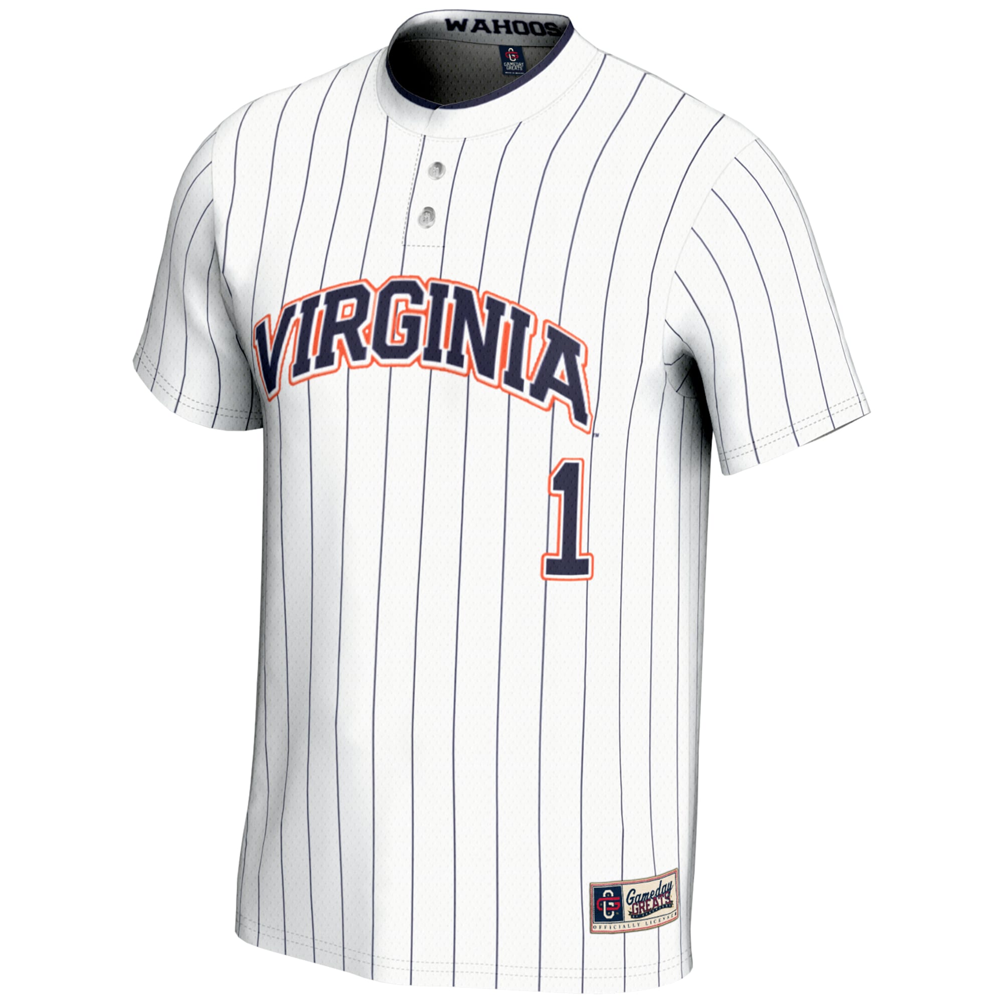 [DDG] Virginia Cavaliers GameDay Greats Youth Lightweight Softball Jersey - White