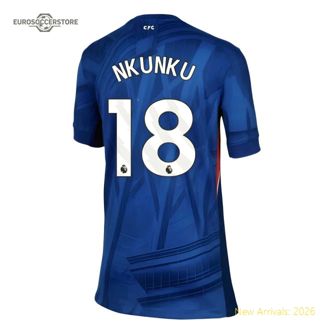 2025-2026 Chelsea Home Shirt (Kids) (Nkunku 18)