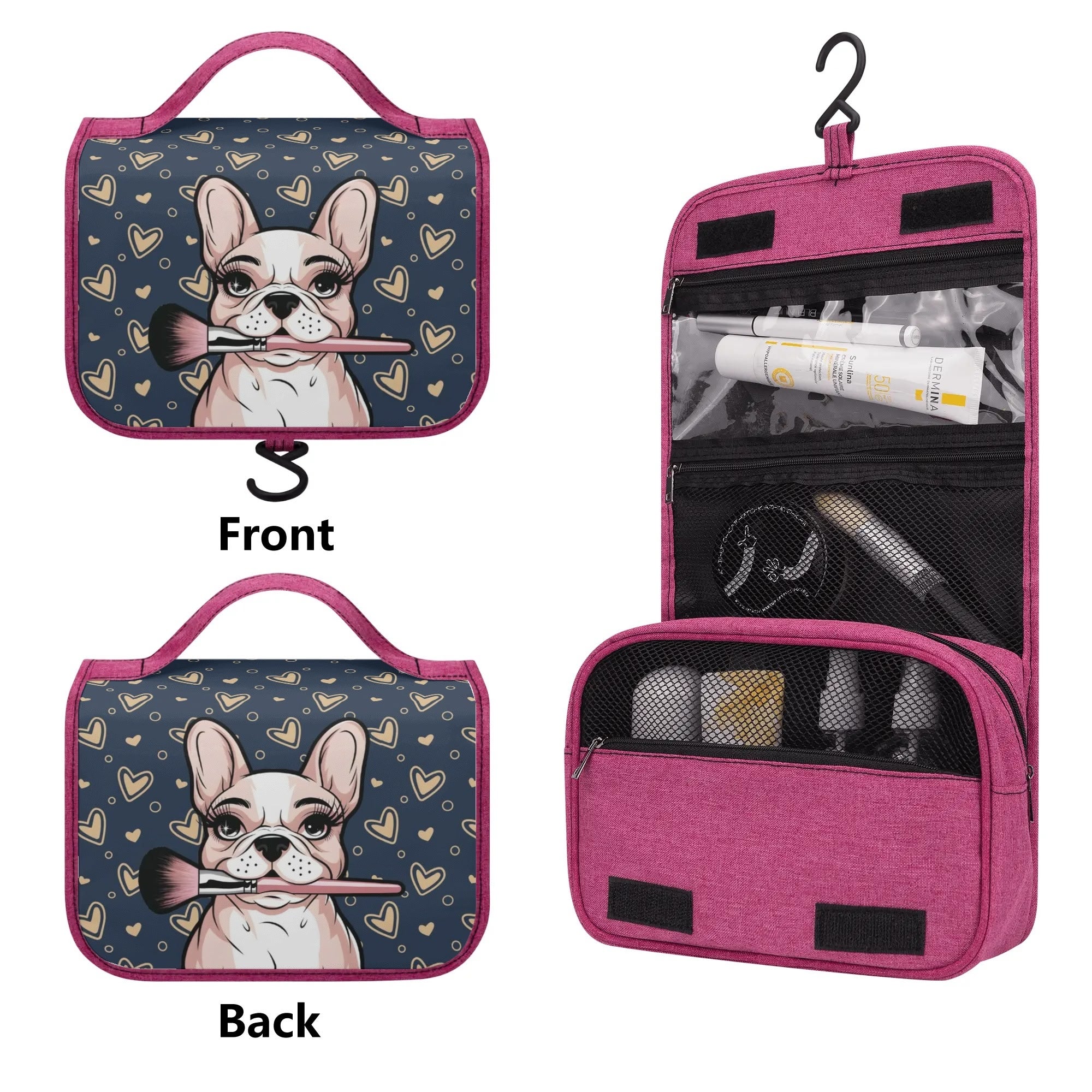 Waffles - Breed-specific Cosmetic Travel Bag Outdoor Use