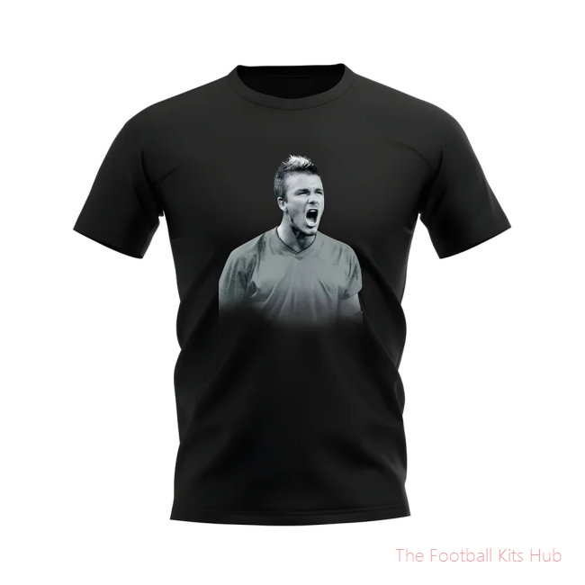 David Beckham England Legend T-Shirt (Black)