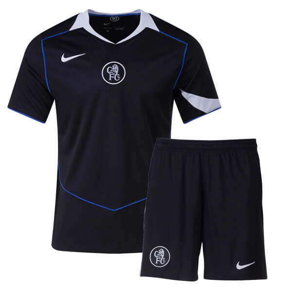Quick Dry KidsYouth Chelsea 2526 Third Football Kit ShirtShorts