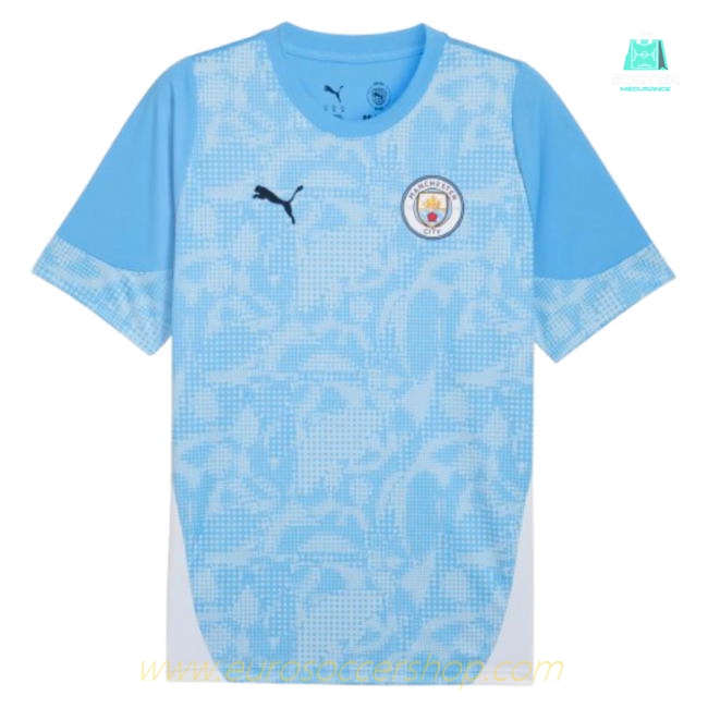 2025-2026 Man City Training Jersey (Light Blue) (Haaland 9)