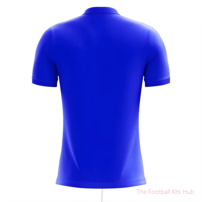Kosovo Concept Stripe Polo Shirt (Blue)