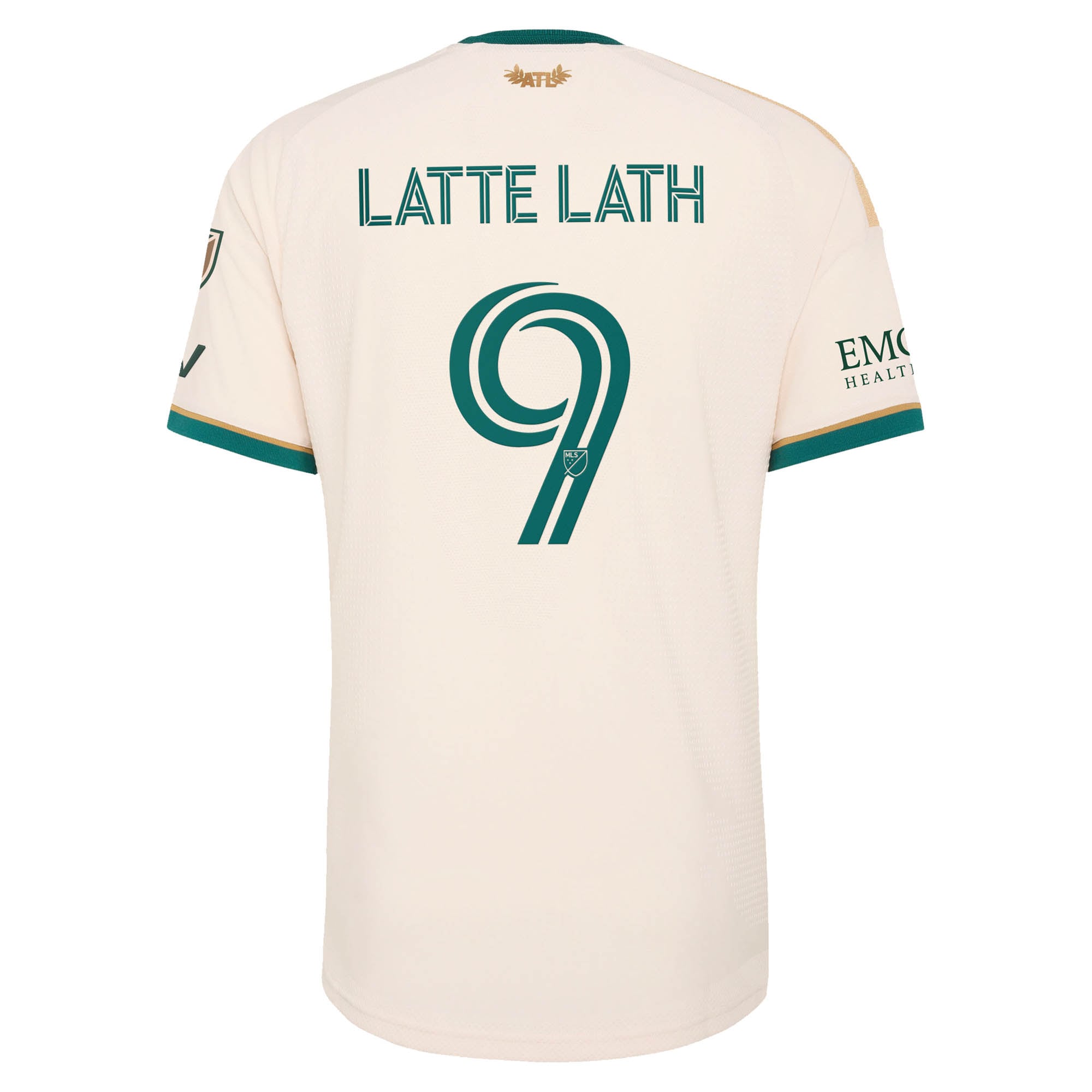 [SD] Emmanuel Latte Lath Atlanta United FC 2026 Spirit of '96 On-Field Authentic Patch Jersey - Tan