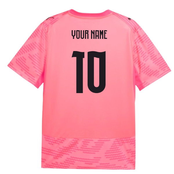 [JED] 2026 2027 Portugal Shirt Name) Home Goalkeeper Uniform (Pink) (Your
