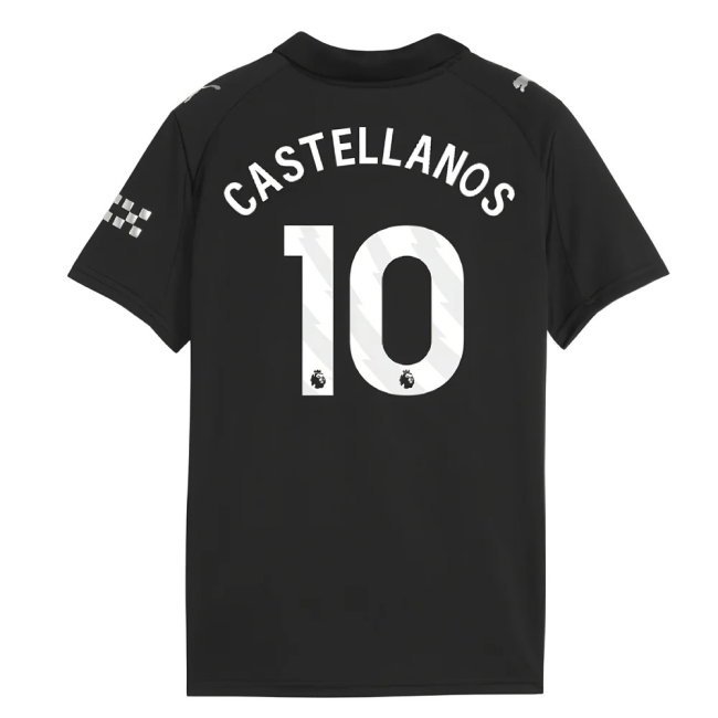 2025-2026 Man City Away Shirt (Kids) (Castellanos 10)
