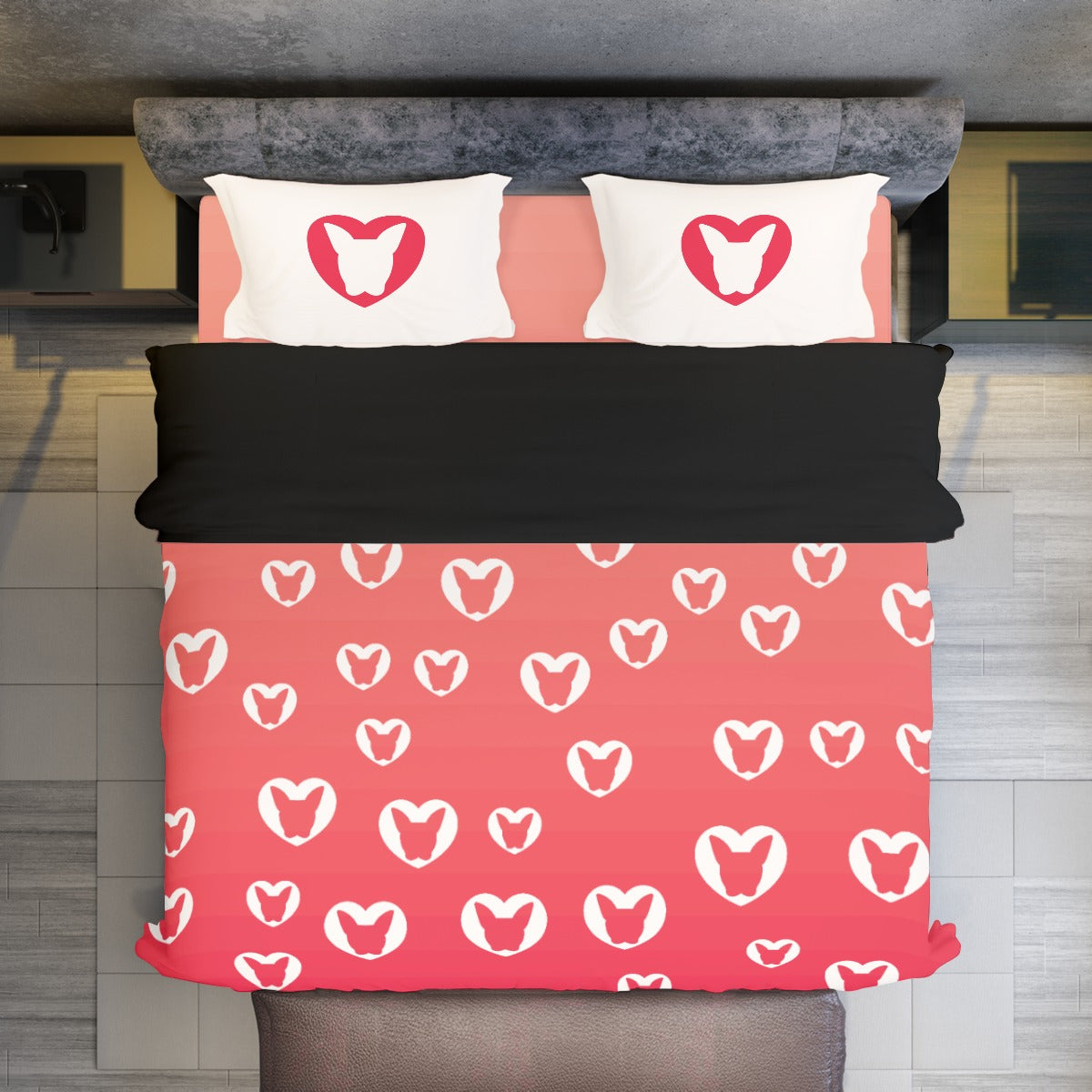 Chance- Duvet Cover Set for Boston Terrier lovers