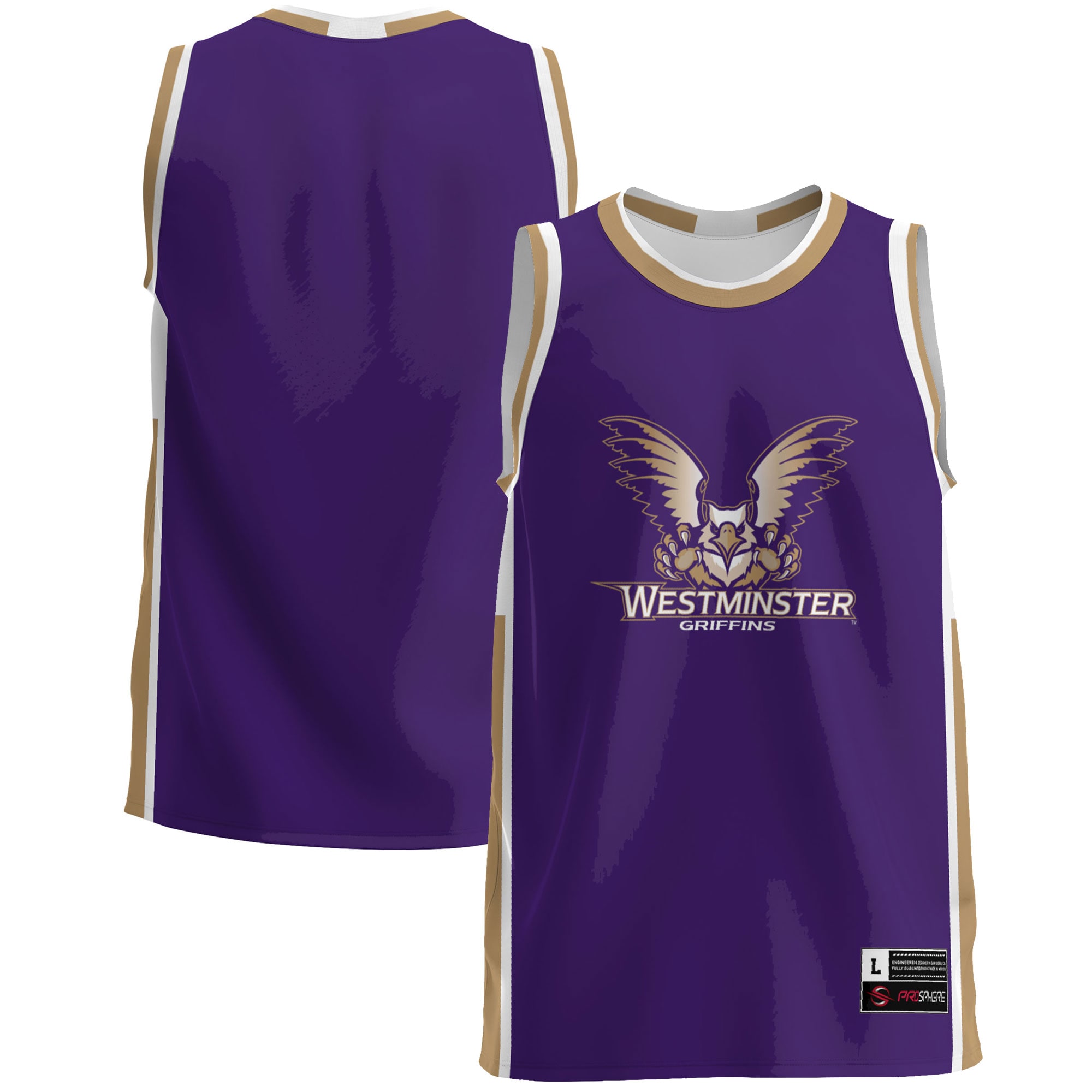 [DDG] Women's Westminster Griffins GameDay Greats Lightweight Basketball Jersey - Blue