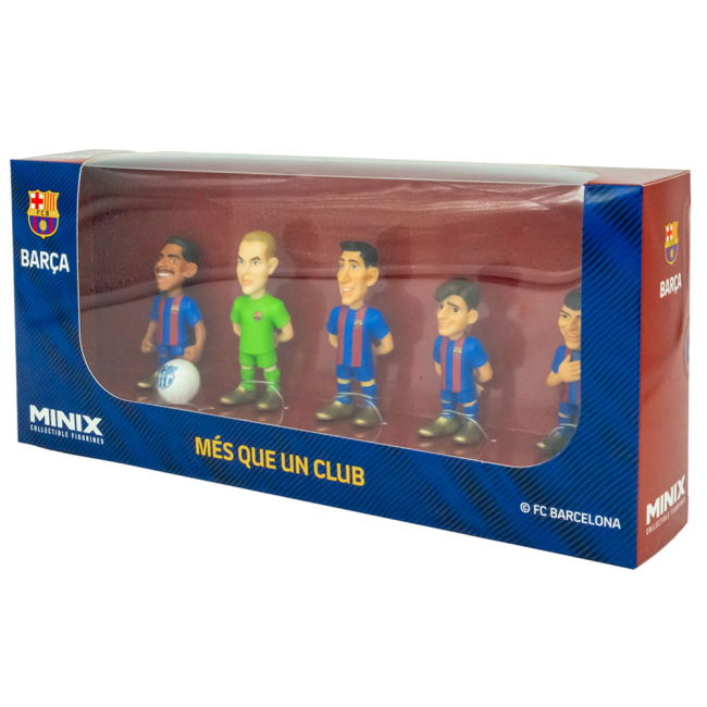 FC Barcelona MINIX Figures 7cm 5pk Jersey - Football - Game- FanLove