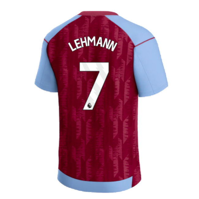 Durable Material Football Aston Villa Home Shirt Kids Lehmann #7 2...