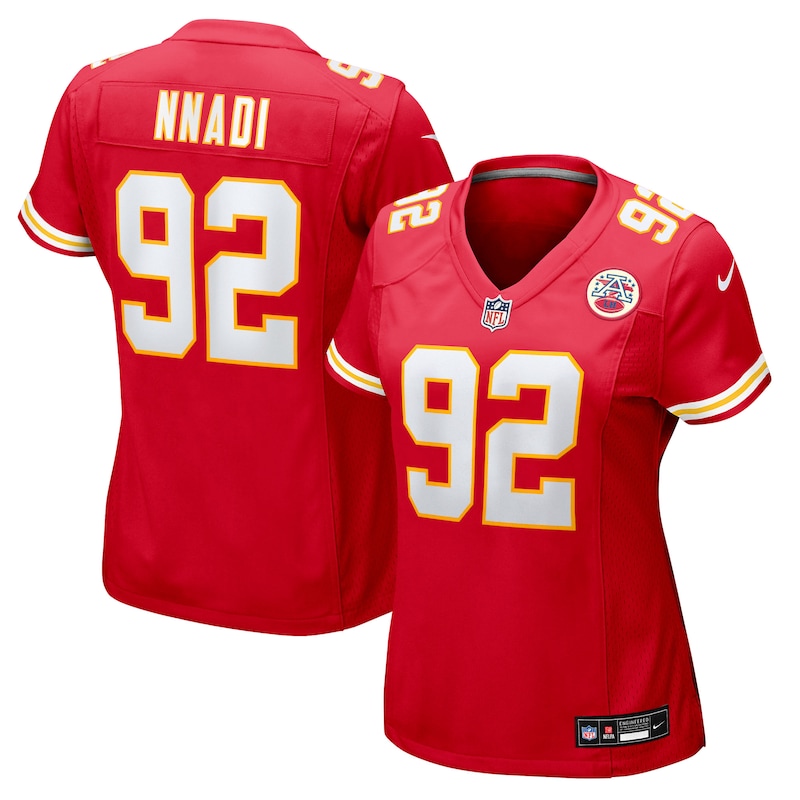 None Derrick Nnadi KC Chiefs Bold Elite Jersey Football Apparel