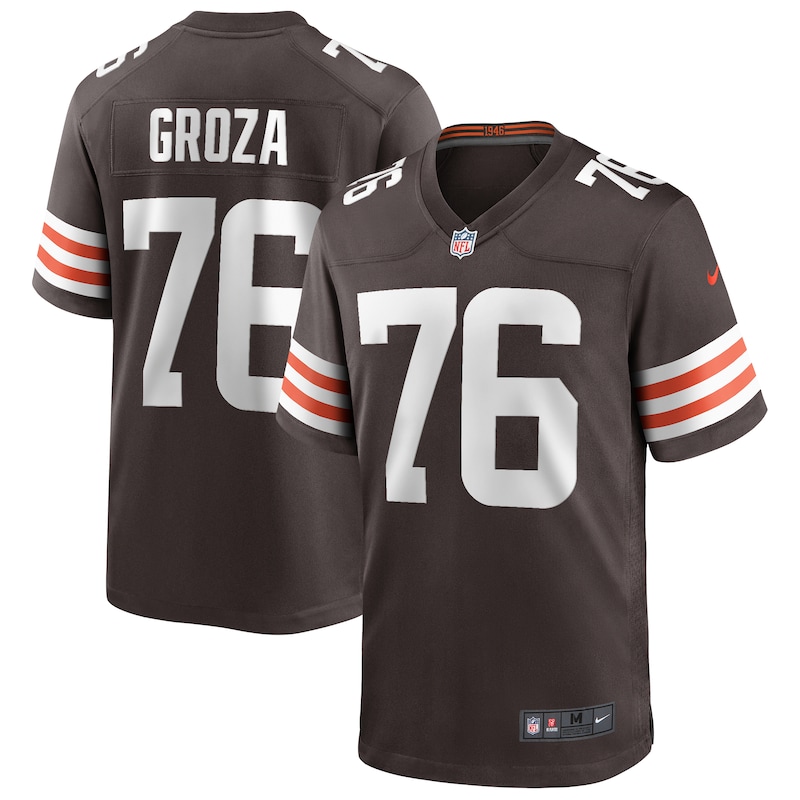 None Lou Groza Record-Breaker CLE Browns Durable Jersey for NFL Fans