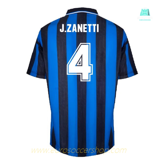 1996 Inter Milan Home Shirt (J.ZANETTI 4)