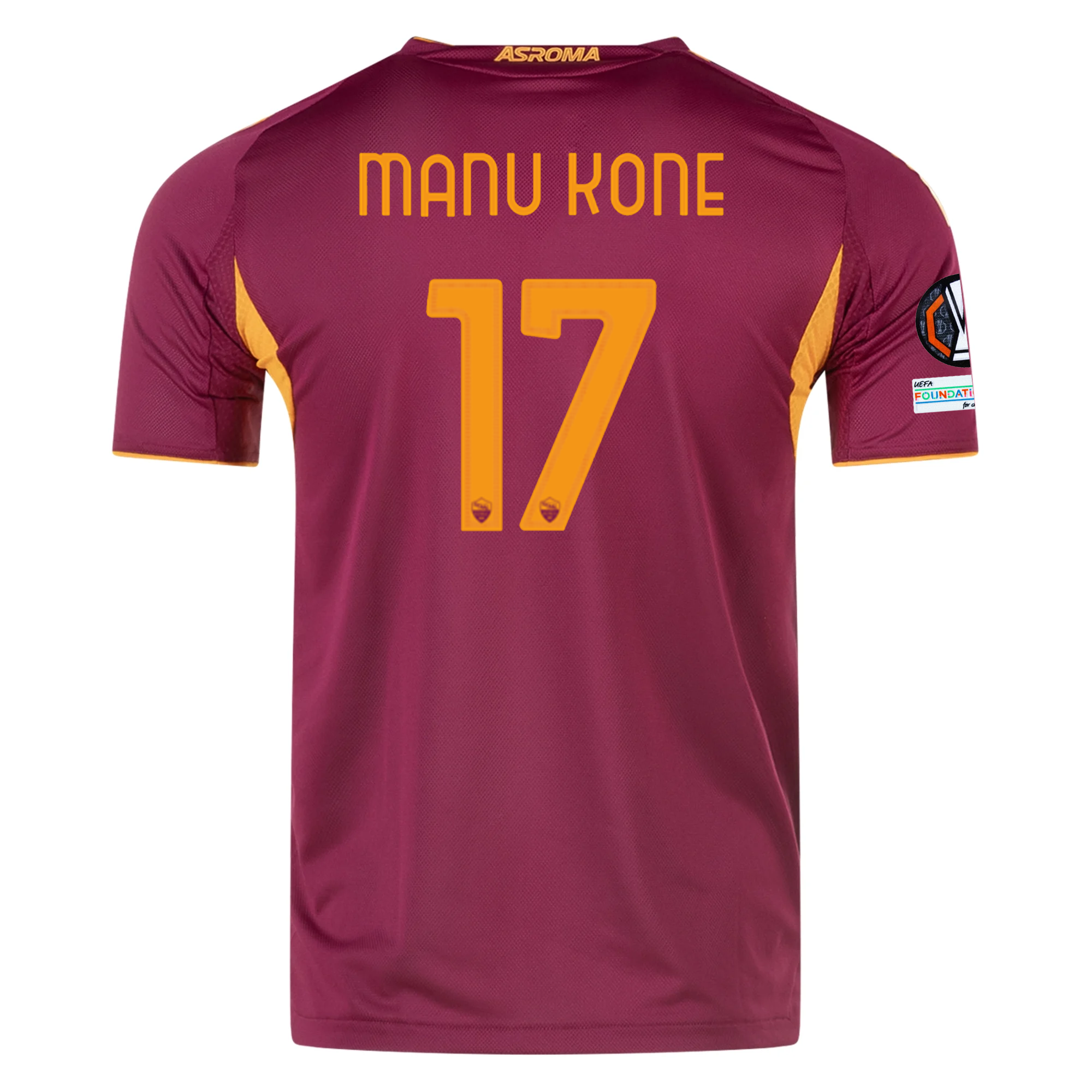 AS Roma Patches 2025-2026 UEL Home Jersey – Authentic Shirt