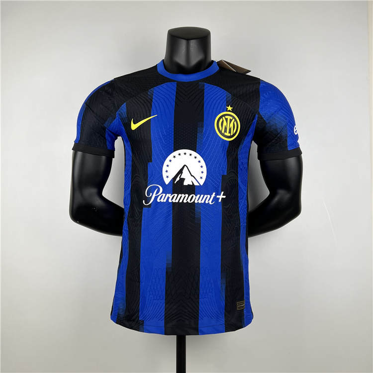 Breathable Inter Milan 2324 Home Blue Soccer Jersey Football Shirt