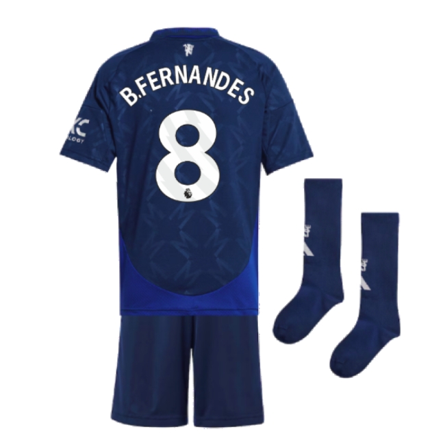 2024-20 Man Utd Away Football Kit Fernandes #8 M S