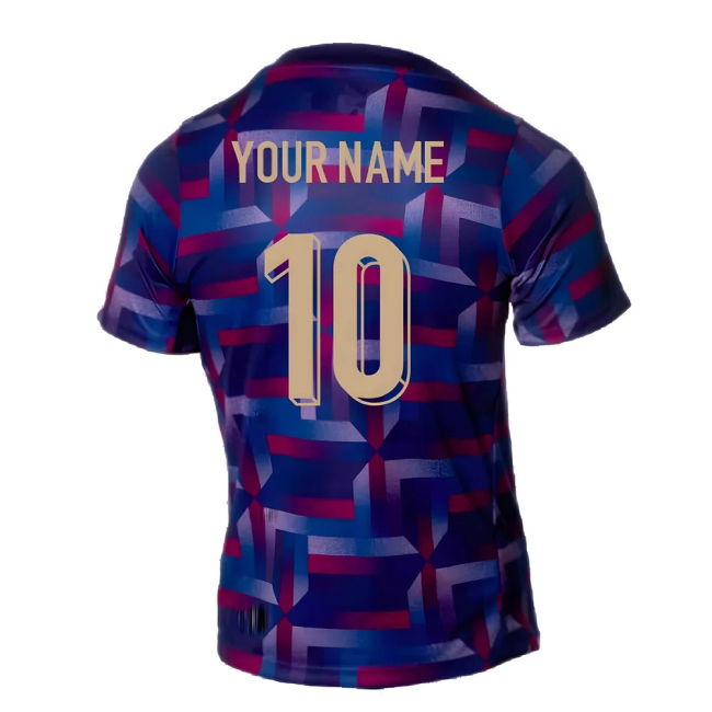 Match Worn Style England Top Level Home Player Jersey