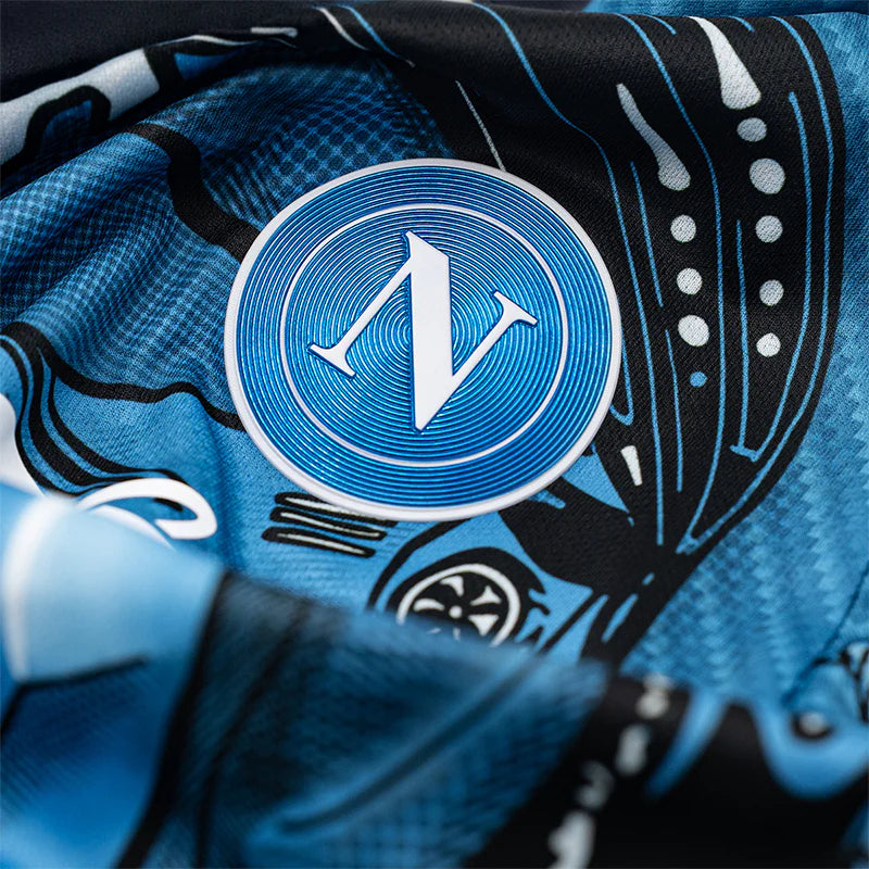 SSC Napoli Blue Training Soccer Jersey 2025/26 Authentic Kit