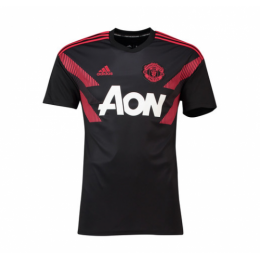 18-19 Mancehster United RedBlack Training Shirt - Official Replica