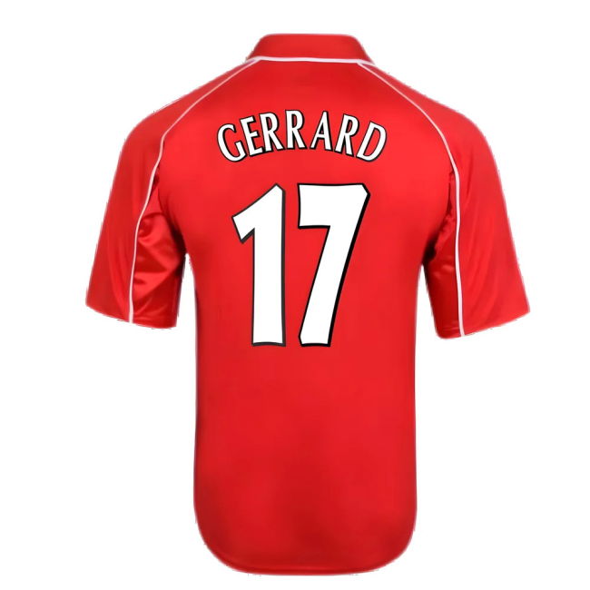 2025-2026 Liverpool Shirt (GERRARD 17) (GERRARD 17) | Authentic