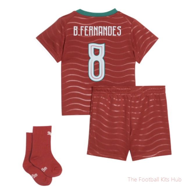 2026-2027 Portugal Home Baby Kit (B.Fernandes 8)