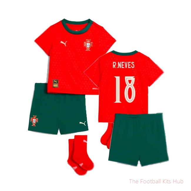 [SD] 2025/26 Portugal Home Baby Kit (R.Neves 18)