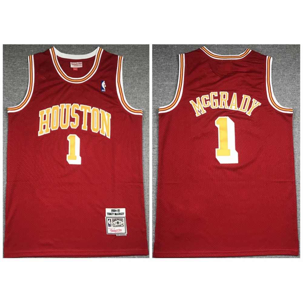 Durable Houston Rockets 1 Jersey - Red - Must-Have Jersey