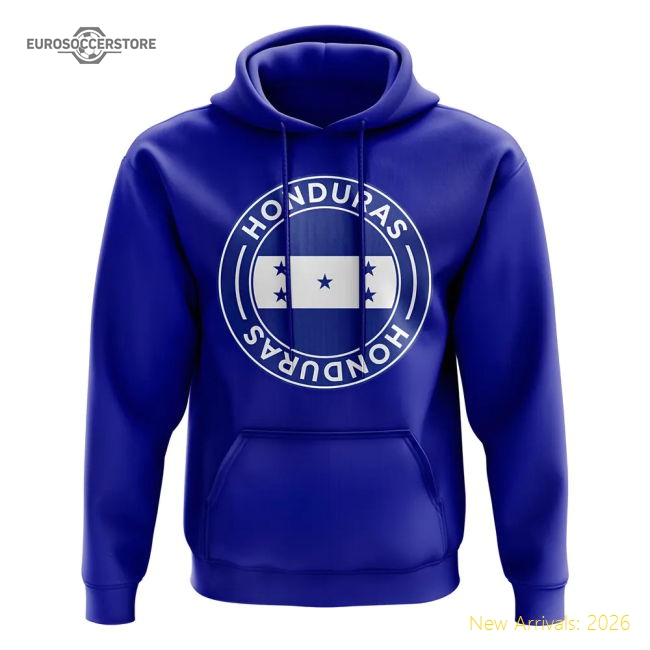 Honduras Football Badge Hoodie (royal) - Unbeatable Value
